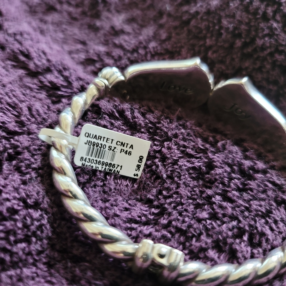 Brighton Quartet Cantata Hinged Bangle